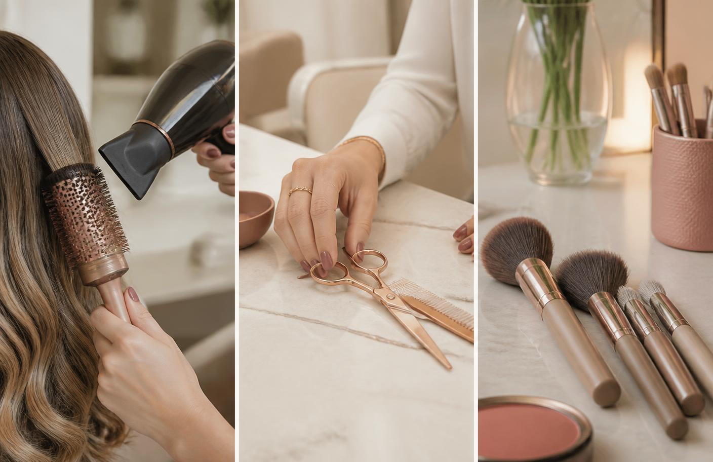 Detalhes dos cuidados oferecidos pelo salão